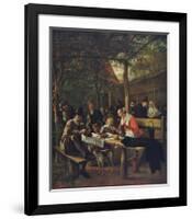 Garden of the Inn-Jan Havicksz. Steen-Framed Collectable Print