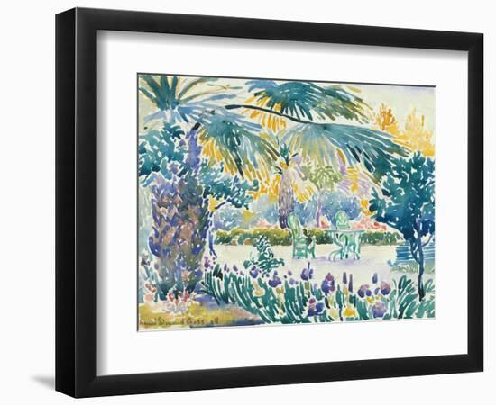 Garden of the Painter at Saint Clair, 1908-Henri-Edmond Cross-Framed Giclee Print