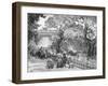 Garden of the Palais-Royal, 1915-Frank Milton Armington-Framed Giclee Print