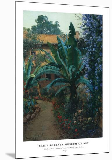 Garden of the Potter Hotel-Theodore Wores-Mounted Art Print