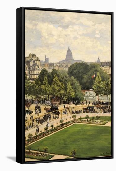 Garden of the Princess-Claude Monet-Framed Stretched Canvas