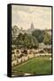 Garden of the Princess-Claude Monet-Framed Stretched Canvas