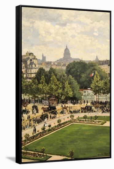 Garden of the Princess-Claude Monet-Framed Stretched Canvas