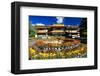 Garden of the Summer Residence of the 14th Dalai Lama, Norbulingka, Lhasa, Tibet, China-null-Framed Art Print