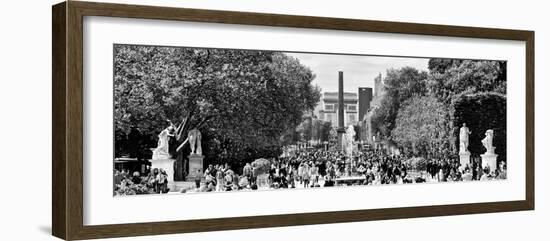 Garden of the Tuileries, the Louvre, Paris, France-Philippe Hugonnard-Framed Photographic Print