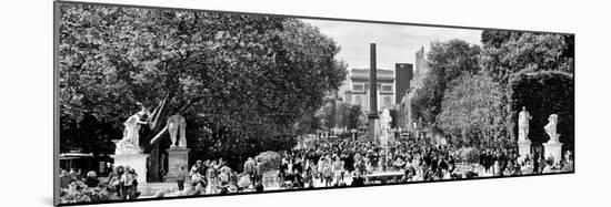 Garden of the Tuileries, the Louvre, Paris, France-Philippe Hugonnard-Mounted Photographic Print