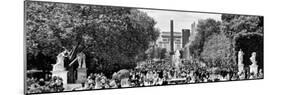 Garden of the Tuileries, the Louvre, Paris, France-Philippe Hugonnard-Mounted Photographic Print