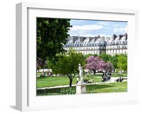 Garden of the Tuileries, the Louvre, Paris, France-Philippe Hugonnard-Framed Premium Photographic Print