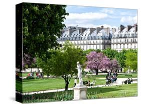 Garden of the Tuileries, the Louvre, Paris, France-Philippe Hugonnard-Stretched Canvas