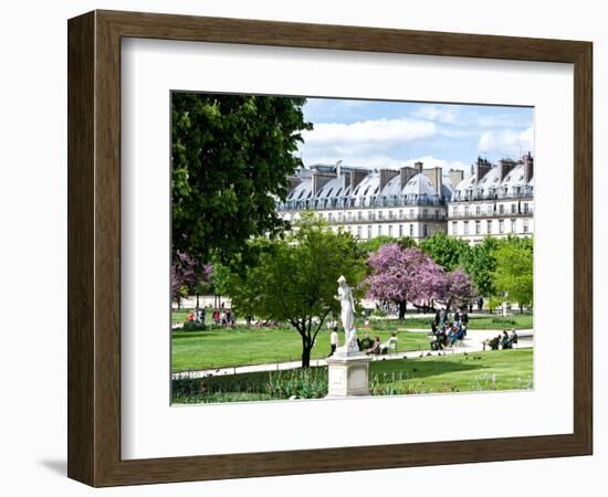 Garden of the Tuileries, the Louvre, Paris, France-Philippe Hugonnard-Framed Photographic Print