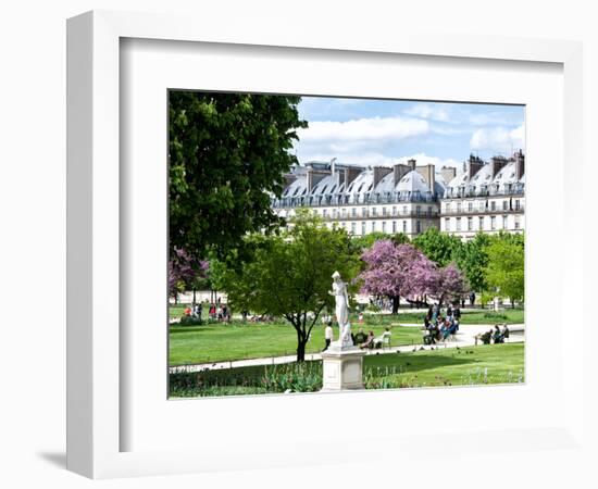 Garden of the Tuileries, the Louvre, Paris, France-Philippe Hugonnard-Framed Photographic Print