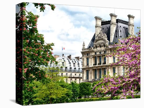 Garden of the Tuileries, the Louvre, Paris, France-Philippe Hugonnard-Stretched Canvas