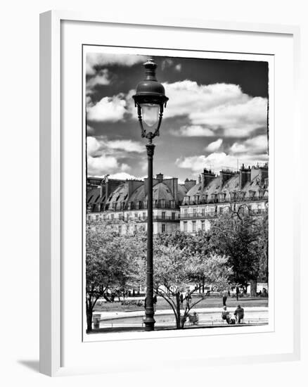 Garden of the Tuileries, the Louvre, Paris, France-Philippe Hugonnard-Framed Art Print