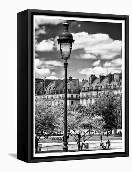 Garden of the Tuileries, the Louvre, Paris, France-Philippe Hugonnard-Framed Stretched Canvas