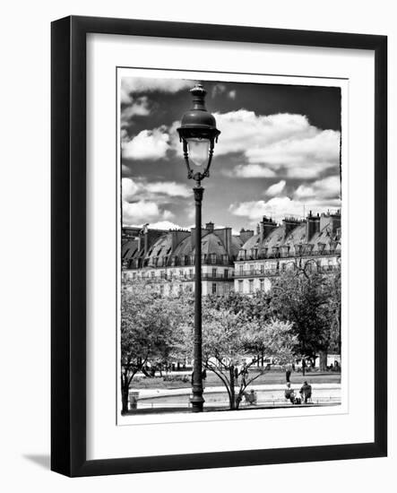Garden of the Tuileries, the Louvre, Paris, France-Philippe Hugonnard-Framed Art Print