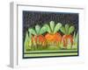 Garden of Whimsical Flowers I-Maureen Lisa Costello-Framed Giclee Print