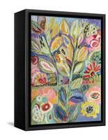 Garden Of Whimsy II-Karen Fields-Framed Stretched Canvas