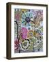 Garden Of Whimsy V-Karen Fields-Framed Art Print