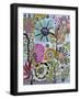 Garden Of Whimsy V-Karen Fields-Framed Art Print