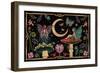 Garden Of Wonder I Dark-Dina June-Framed Art Print