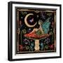 Garden Of Wonder III Dark-Dina June-Framed Art Print