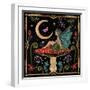 Garden Of Wonder III Dark-Dina June-Framed Art Print