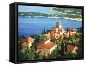 Garden on the Cote d'Azur-Max Hayslette-Framed Stretched Canvas