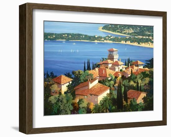 Garden on the Cote d'Azur-Max Hayslette-Framed Giclee Print