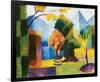 Garden on the Lake-Auguste Macke-Framed Premium Giclee Print