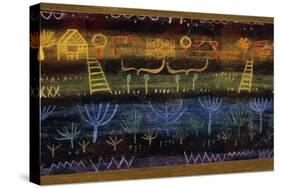 Garden on the Level-Paul Klee-Stretched Canvas