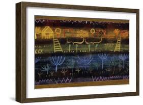 Garden on the Level-Paul Klee-Framed Giclee Print