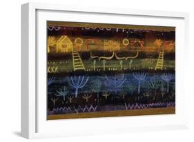 Garden on the Level-Paul Klee-Framed Giclee Print