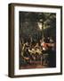 Garden Outside Inn-Jan Havicksz. Steen-Framed Giclee Print