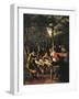 Garden Outside Inn-Jan Havicksz. Steen-Framed Giclee Print