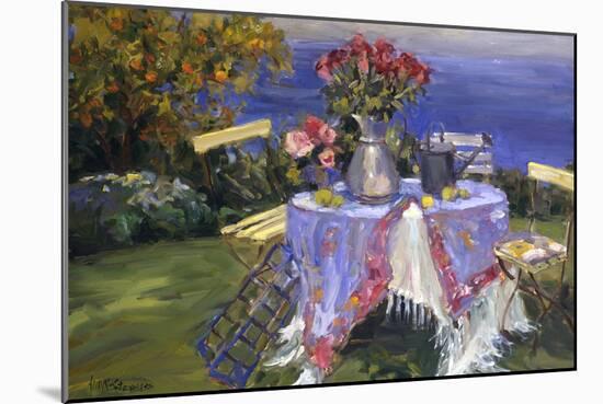 Garden Over the Sea-Allayn Stevens-Mounted Premium Giclee Print