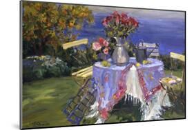 Garden Over the Sea-Allayn Stevens-Mounted Premium Giclee Print