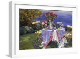 Garden Over the Sea-Allayn Stevens-Framed Art Print