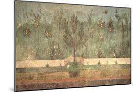 Garden Paintings from the So-Called "Villa of Livia", Primaporta, Rome, circa 20 BC-null-Mounted Giclee Print