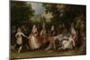 Garden Party (Fete Champetre)-David Vinckboons-Mounted Art Print