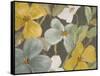 Garden Party in Gray II-Lanie Loreth-Framed Stretched Canvas