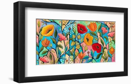 Garden Party V-Peggy Davis-Framed Art Print