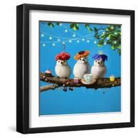 Garden Party-Lucia Heffernan-Framed Art Print