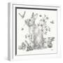 Garden Patch II Sketch-Leslie Trimbach-Framed Art Print