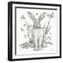 Garden Patch III Sketch-Leslie Trimbach-Framed Art Print