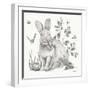 Garden Patch IV Sketch-Leslie Trimbach-Framed Art Print