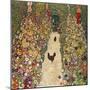 Garden Path with Chickens, 1916, Burned at Schloss Immendorf in 1945-Gustav Klimt-Mounted Premium Giclee Print
