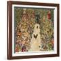 Garden Path with Chickens, 1916, Burned at Schloss Immendorf in 1945-Gustav Klimt-Framed Giclee Print