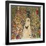 Garden Path with Chickens, 1916, Burned at Schloss Immendorf in 1945-Gustav Klimt-Framed Giclee Print