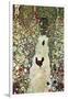 Garden Path with Chickens-Gustav Klimt-Framed Art Print