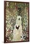 Garden Path with Chickens-Gustav Klimt-Framed Art Print